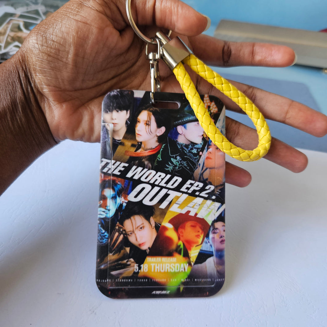 Ateez bouncy keychain