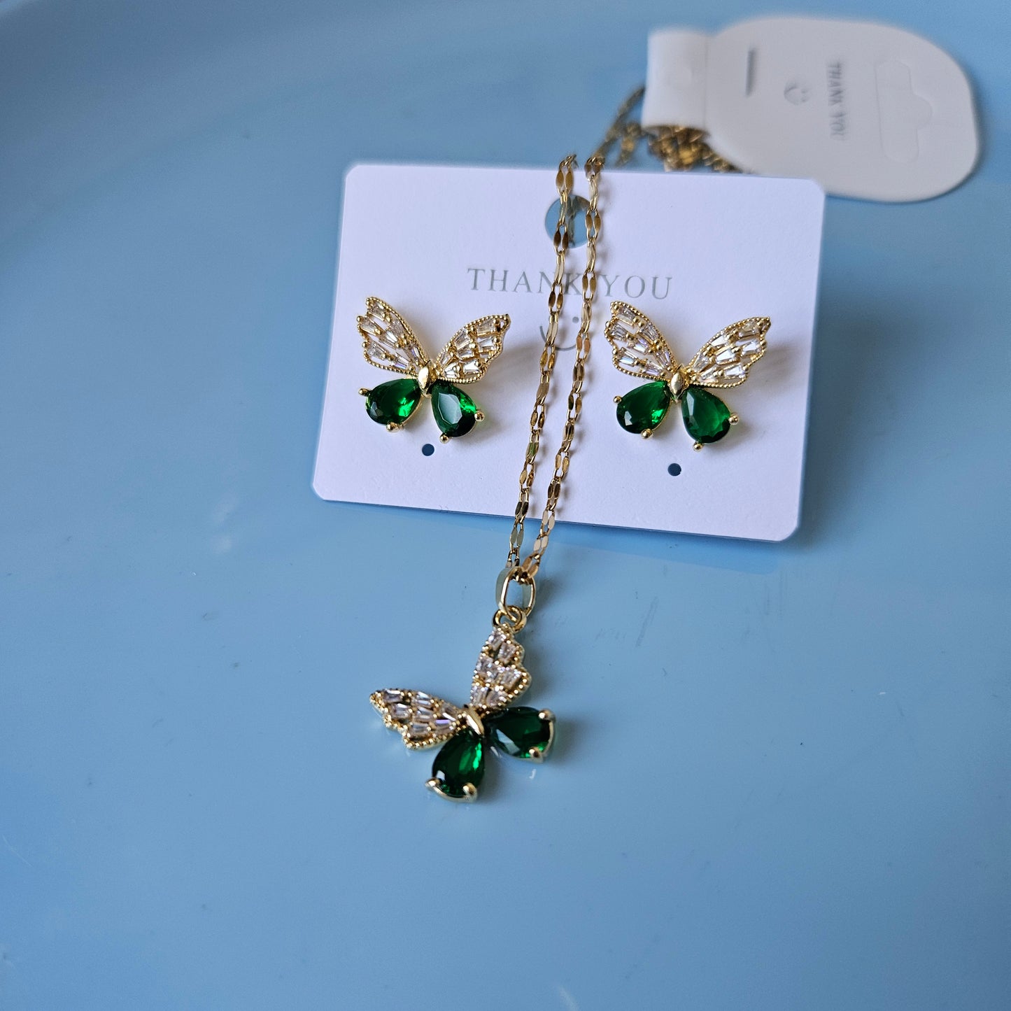 Emerald butterfly