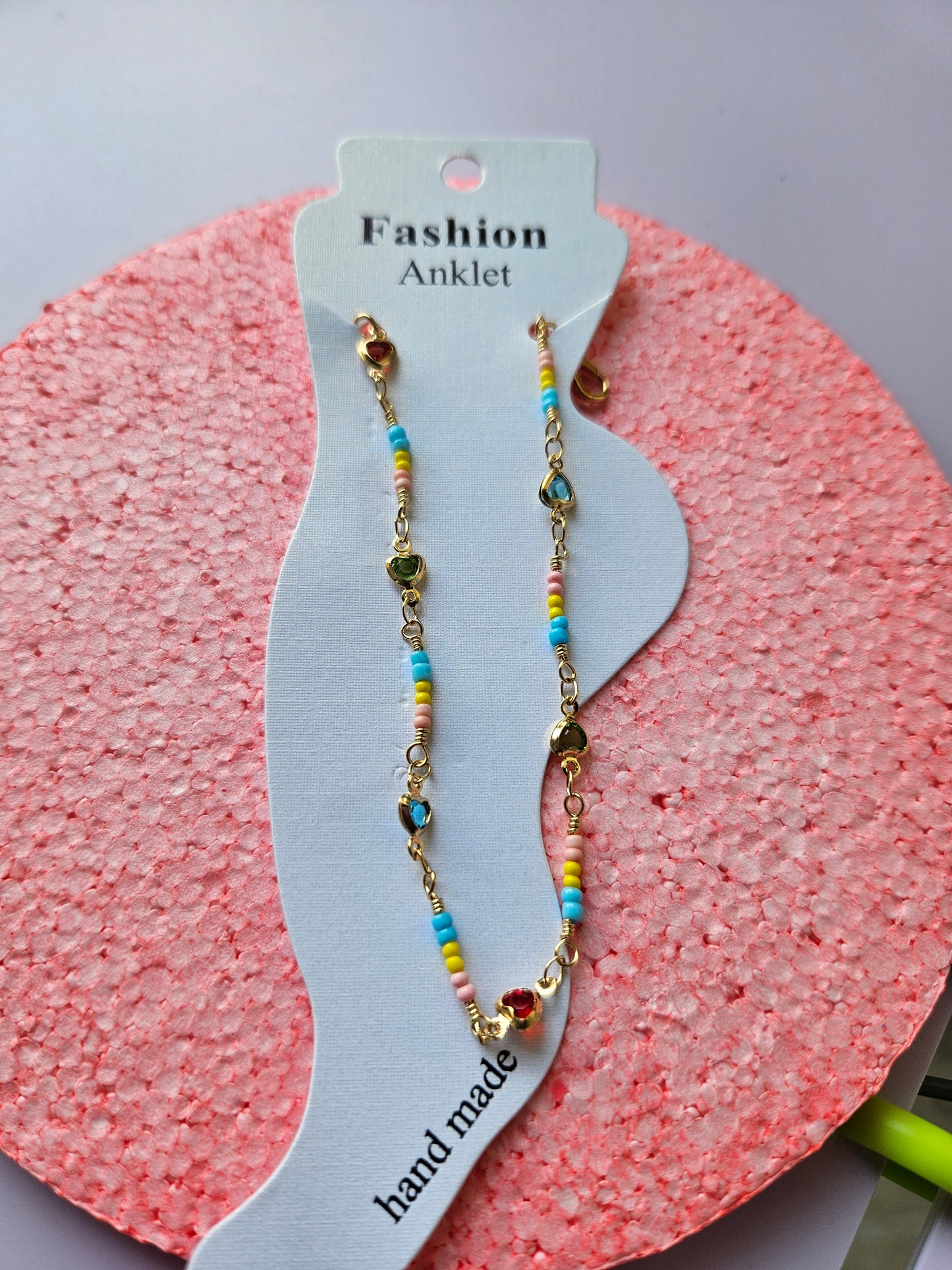 Gold plated anklet