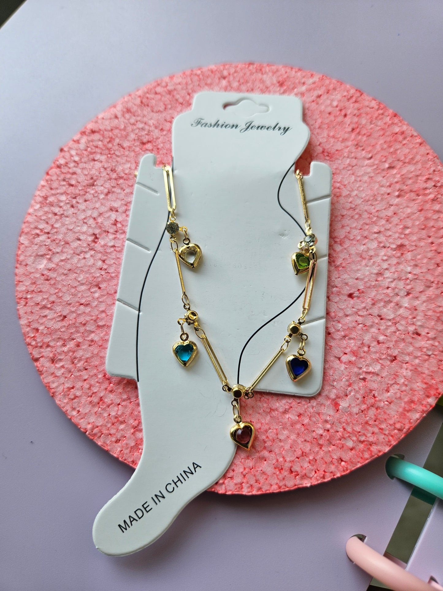 Gold plated anklet