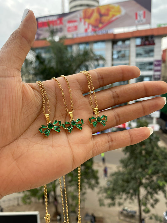 Green bow