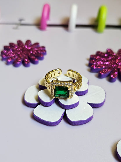 Gold plated rings